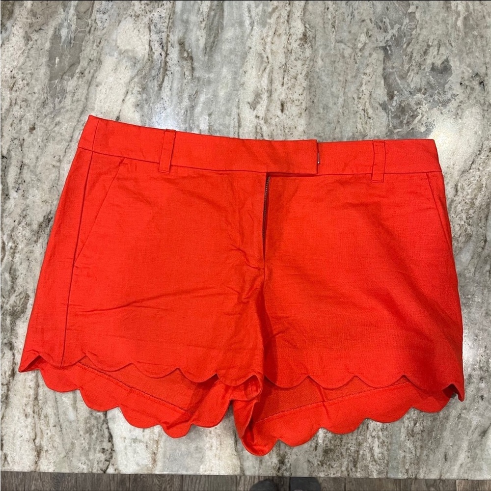 J. Crew scalloped shorts size 10